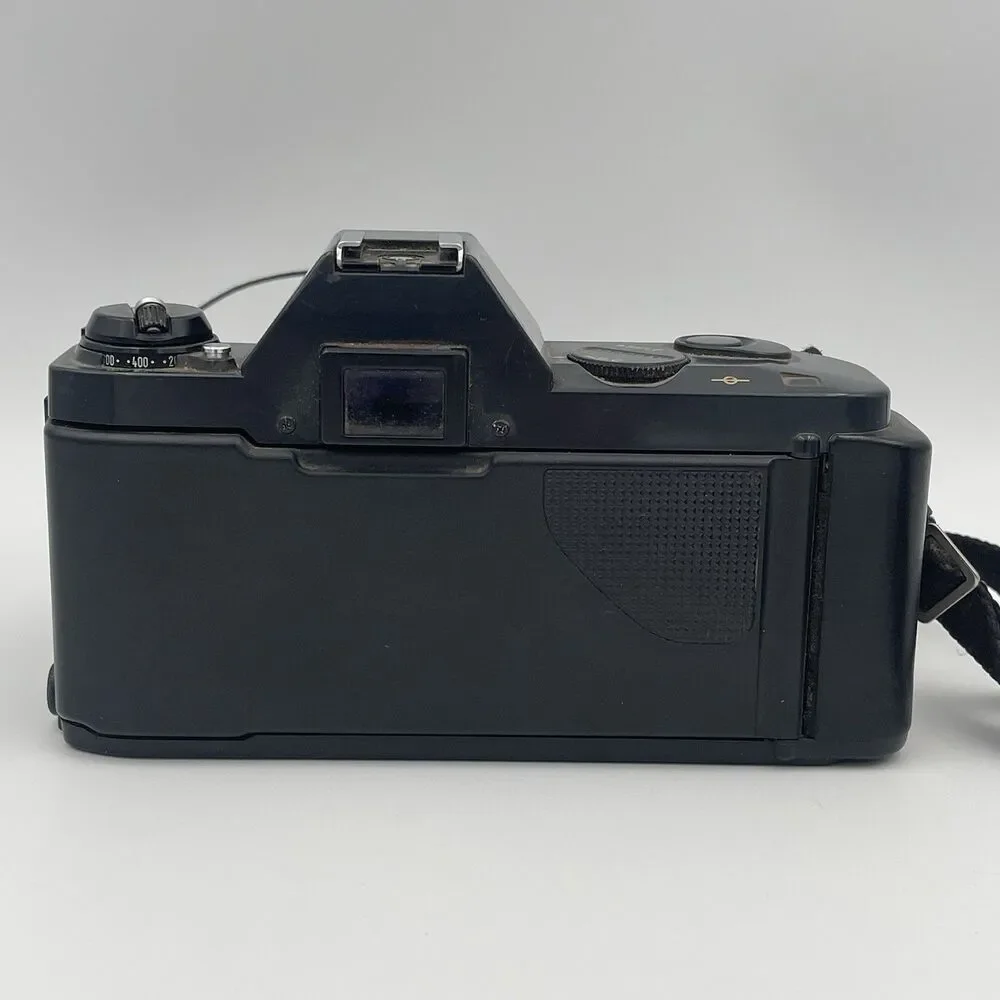 Canon T50 35mm SLR Film Camera With Lens - Untested As Is For Parts / Repair